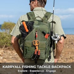 KastKing Fishing Tackle Daily Backpack,Fishing Bag Store Gear and Equipment