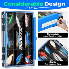 Tackle Box Organizer, 1/2 Packs Waterproof Tackle Trays, Fishing New -1 Pack