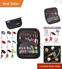 20pcs Fishing Lures with Carry Bag – Ideal Fishing Kit for Enthusiasts