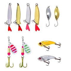 24-Piece Tackle Mystery Box for Anglers Featuring 30×23.5×3.5cm ABS Lures