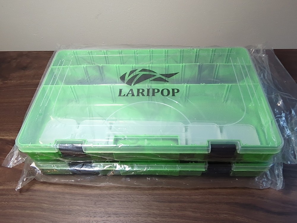 Laripop Bait Vault Camouflage Tackle Box 3600 Standard Lot Of 2 NEW