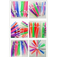 Luminous Glow Octopus Soft PVC Fishing Lure Realistic Squid Bait 50/100