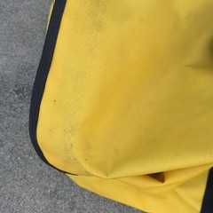 Bass Pro Shops Extreme Boat Bag Yellow Duffle Waterproof 27x10x10 With Tag