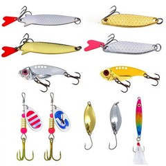 Advent Calendar Fishing Kit 24pcs Hard Bait Lures for Freshwater Saltwater