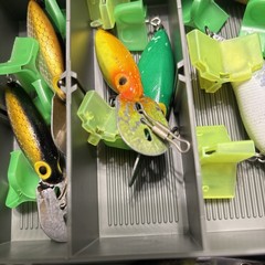 Plano 6201 Tackle Plus Loads Of Lures Some Un-Branded. Flicker Shad, Hot-N-Tot.