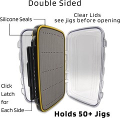 Organizador de Jigs Doble Cara para Señuelos y Cucharillas Mediano