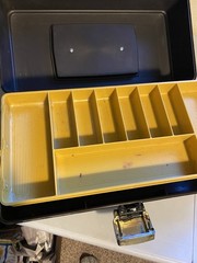 Vintage Sears Roebuck Ted Williams 2 Tray Tackle Box Model 34415