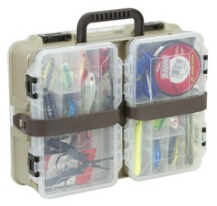 Plano 112300 Flex ‘N’ Go Satchel Tackle Box Organizer Tan Brown