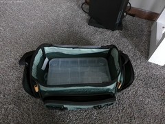 Okeechobee Fats Green/Black Soft-Sided Tackle Bag w/ Utility Boxes