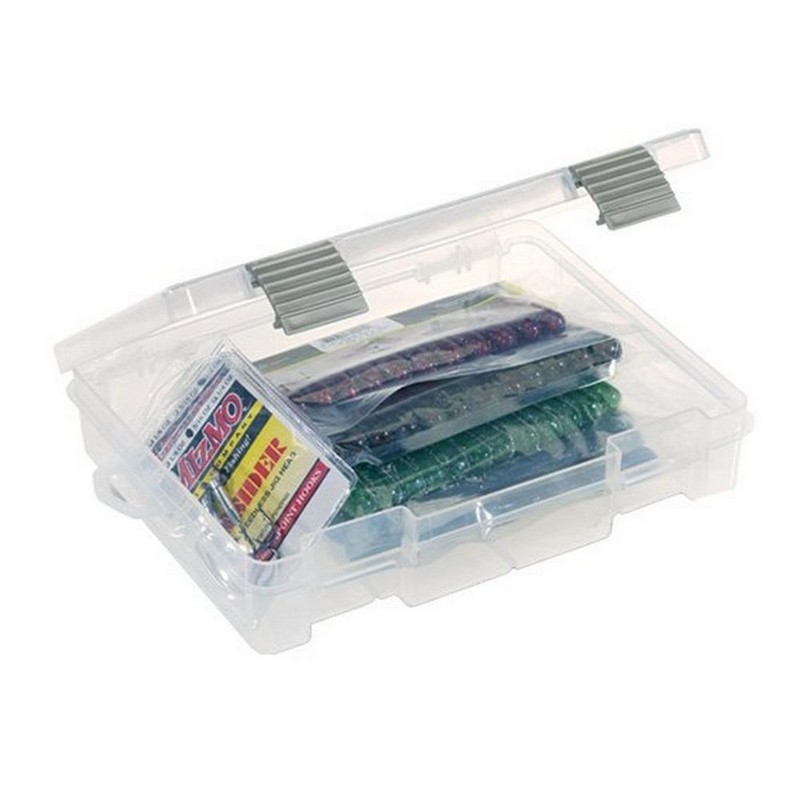 Plano 2371500 ProLatch 3700 Half-Size Open StowAway Utility Box – Clear