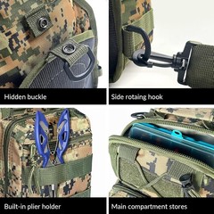 Fishing Backpack Fishing Tackle Storage Bag with Rod Holder Backpack for Outdoor