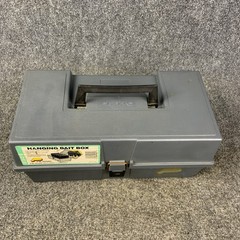Plano 2301 Hanging Bait Box with 30 Vintage Spinnerbait Lures