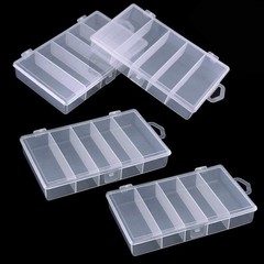 Multipurpose Clear Plastic Boxes – Perfect for Fishing Tackle & Small Crafts