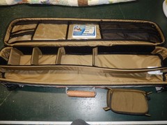 L.L. Bean Fly Fishing Travel Bag 34” x 8” Olive Green Beautiful