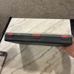 Shimano Red Fishing Lure Storage Crankbait Tackle Box (2 Broken Hinges) See Pic