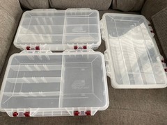 3 Plano Pro Latch Tackle Organizer 10.5″x6″x1.5″ New