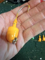 Large painted Bullet jig heads, StriperGrouper, halibut, rockfish,10 -pack 3 OZ