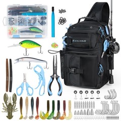 Calamus Gearmaster Sling Tackle Bag Set 3500 Tackle Gear Lures Pliers Scissors