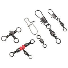 Fishing Tools Kit 140pcs with Swivels Beads Pins Center Pass for Fishing Setup