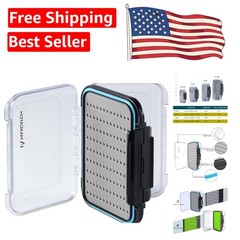 Versatile Waterproof Fly Box – Double-Sided Foam Storage for Fishing Adventures