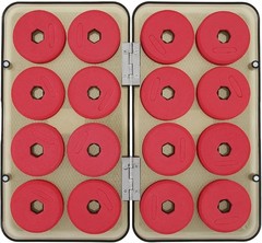 Portable 16pcs Fishing Foam Spools – Essential Organizer for Fly & Carp Fishing