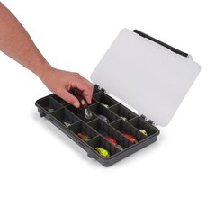 4-Pack Tackle Box with Rust-Resistant Design, Stackable Storage for Bait & Lures