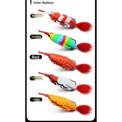 Topwater Frog Lure for Bass Fishing Hollow Body Soft Plastic Silicone Bait