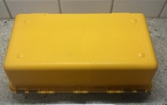 VTG Plano Plastic Tool-Tackle Box W/Removable Tray, Lid Storage 13”x7”x5.5”