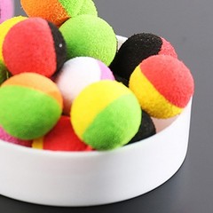 Carp Bait Beads 30pcs Two Color EVA 12mm for Rig Setup and For Fishing