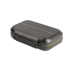 Black ABS Fly Fishing Box with Durable Waterproof Seal and Large Capacity