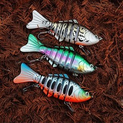 Realistic Plastic Fishing Lure For multi Segmented for Freshwater Saltwater