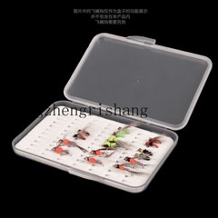 Slim Clear Foam Plastic Fly Fishing Box Holders Case Flies Holder Storage Lures