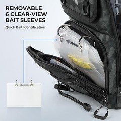Fishing Sling Bag Tackle Backpack Rod Beverage Holder Fishing Gear