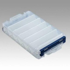 MEIHO Fishing Double Layer Bait Tackle Storage Box Plastic Clear Reversible 120