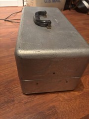 Vintage My Buddy 3 Tray Aluminum Fishing Tackle Box 1950’s w/ Corks Lures Hooks