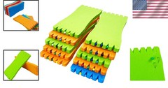 Pack of 10 EVA Foam Fishing Leader Line Organizer Wallet – Tangle-Free Solution
