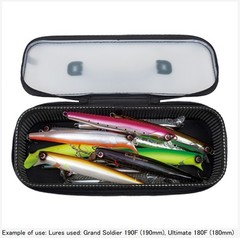 Paz Design PAC-406 Tackle Box Mesh System Case Long Gunmetal (1283)