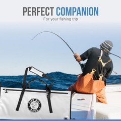 Flat PVC Tarpaulin Insulated Fish Cooler Kill Bag-Waterproof Fishing Cooler Bag