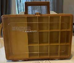 Vintage Plano Magnum Double Sided Fishing Tackle Box Model 1126