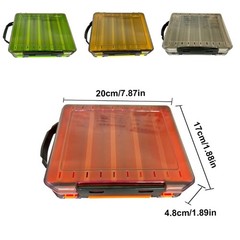 Double Side Accessory Waterproof Tackle Tool Box Fishing Hook Storage Organizers