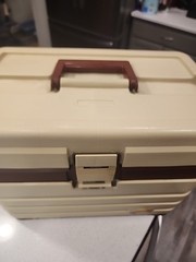 Plano Model 758 Large Tackle Box Storage Fishing 4-drawer Deep top USA Clean
