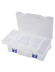 Tackle Box Organizer Snackle Box Container – Double Layer 2 Layer, Clear