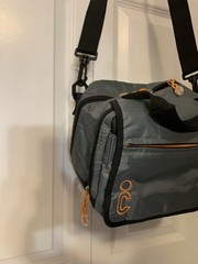 OC Soft-Sided Fishing Tackle Bag Gray Orange
