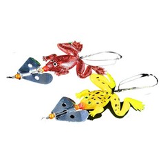 9cm Red Yellow Silicone Lure for Bass Pike Freshwater Saltwater Fishing