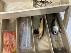 Plano 6300 Tackle Box Full Of Tackle. Arbogast. Hot N Tot. Rapala. More.