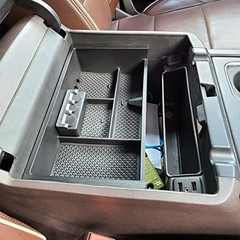 Center Console Organizer for 2014-2018 Chevy Silverado 1500 / GMC Sierra black