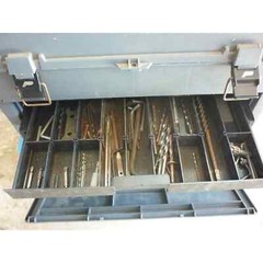Vintage Plano LARGE Phantom Pro Gray Tackle Box Rc Car Toolbox Box