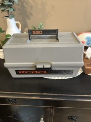 Vintage Rebel Fishing Tackle Box #530 USA