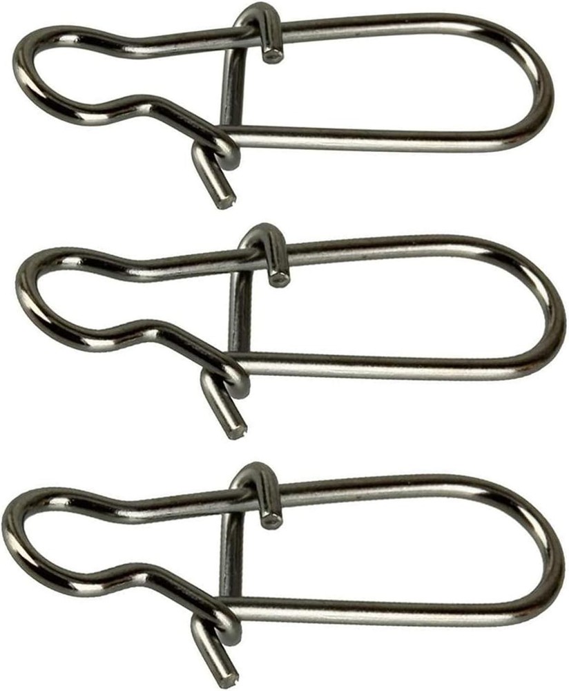 Duo Lock Snap Swivels | 100pcs 0-8 Size Tackle Kit – 26LB to 220LB Strength