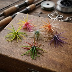 TPE Sea For urchin Lure 100mm 8.7g 6pcs Set with Shiny Scale Effect for Fishing